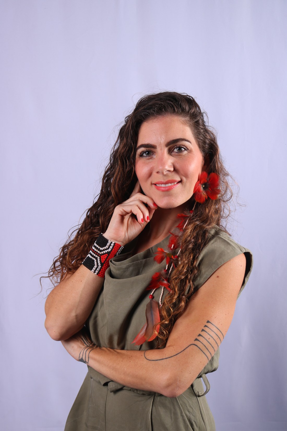 Flávia Maitri, candidata a Deputada Federal por Minas Gerais, em retrato de estúdio